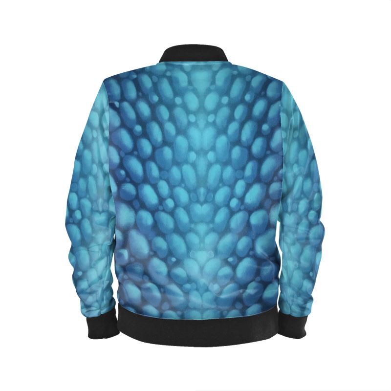 Donnelly Scales Bomber Jacket Blu