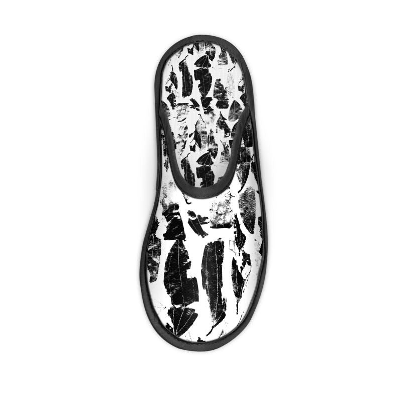 Saumitra Slippers Spice Market Bay Leaves B/W