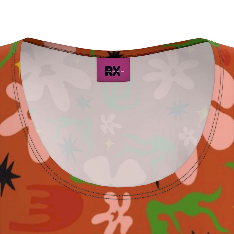 Kris Meenan "Flora" T-shirt dress