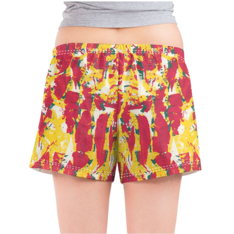 Saumitra PJ Shorts Spice Market Bay Leaves Color