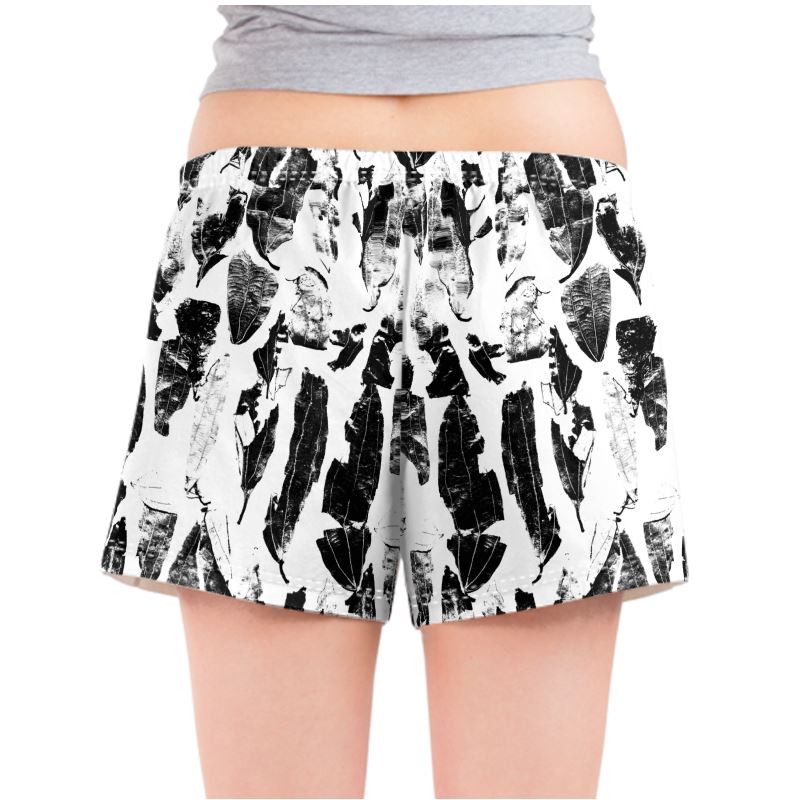 Saumitra PJ Shorts Spice Market Bay Leaves B/W
