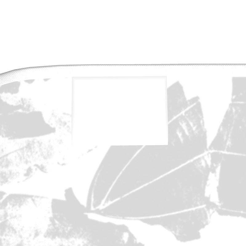 Saumitra Silk Satin Scarf Spice Market Bay Leaves B/W