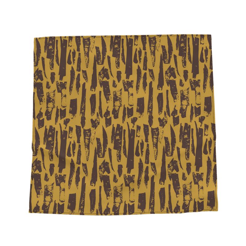 Saumitra Silk Satin Scarf Spice Market Cinnamon