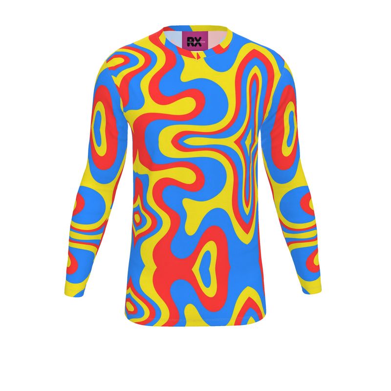 Kris Meenan "Warped" Mens Long Sleeve T-Shirt