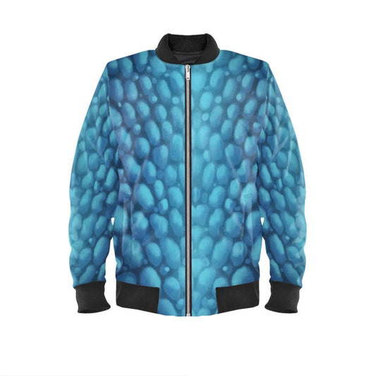 Donnelly Scales Bomber Jacket Blu