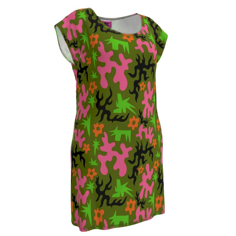 Kris Meenan "Swamp Thing" T-shirt dress