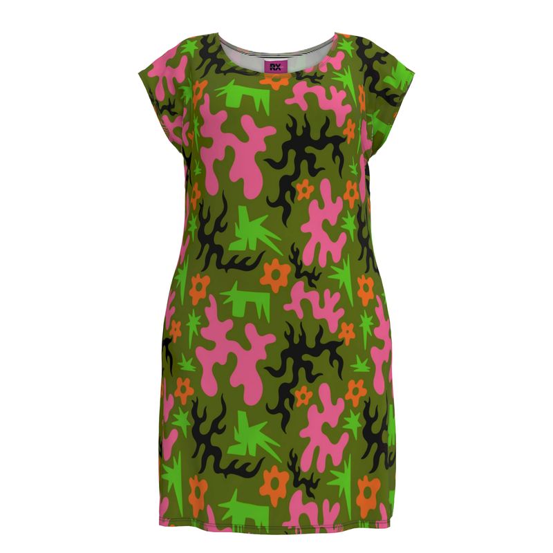 Kris Meenan "Swamp Thing" T-shirt dress