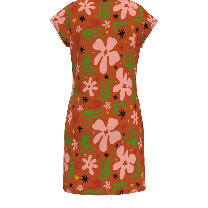 Kris Meenan "Flora" T-shirt dress