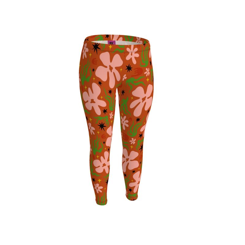 Kris Meenan "Flora" Lycra Leggings