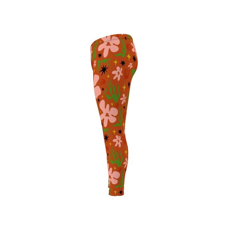Kris Meenan "Flora" Lycra Leggings