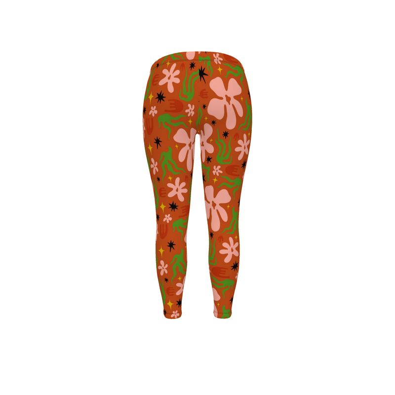 Kris Meenan "Flora" Lycra Leggings