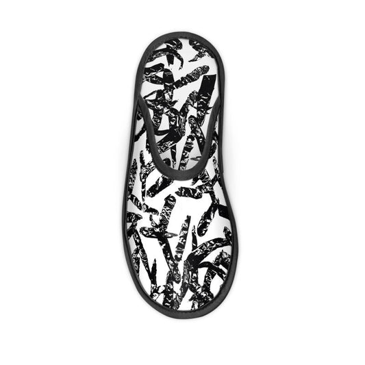 Saumitra Slippers Spice Market Chili Pepper B/W
