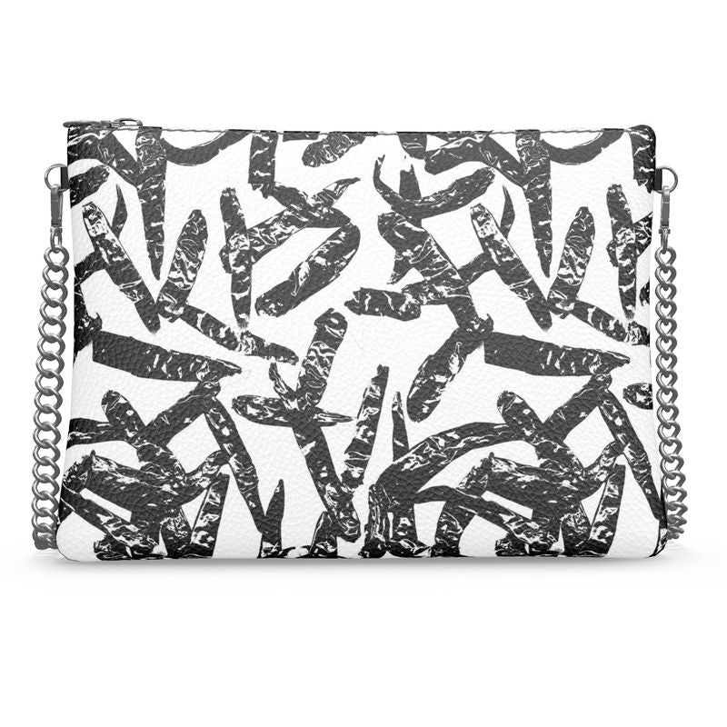 Saumitra Crossbody Bag Spice Market Chili Peppers B/W