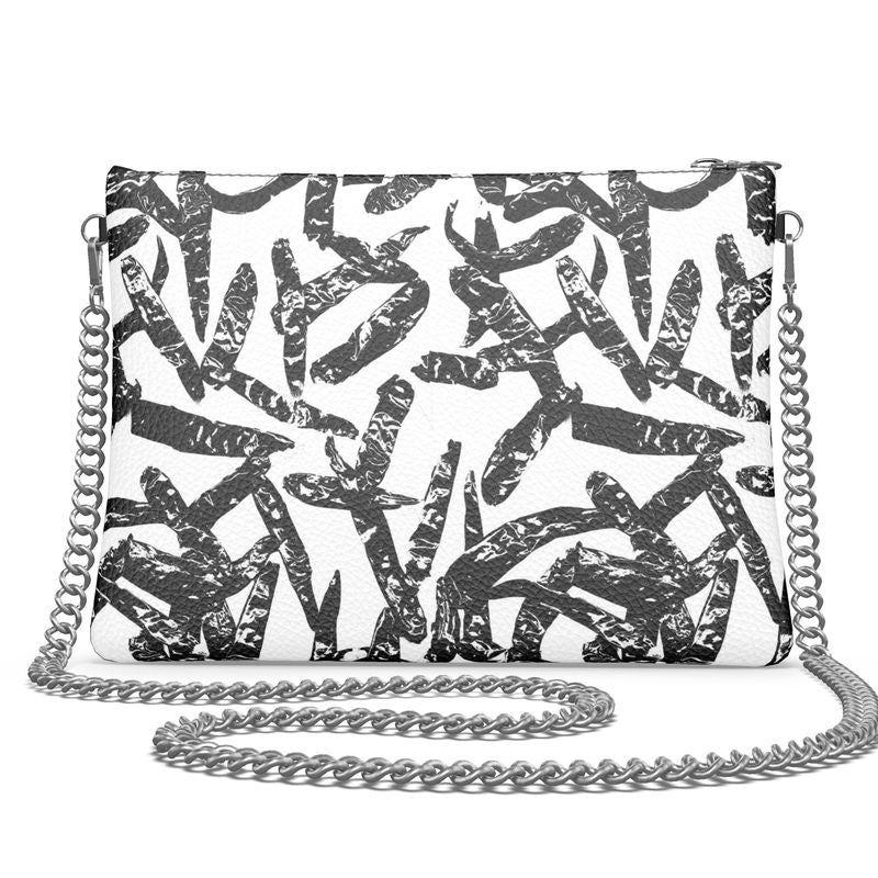 Saumitra Crossbody Bag Spice Market Chili Peppers B/W