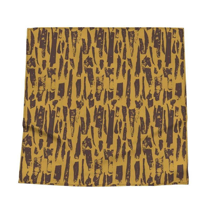 Saumitra Silk Satin Scarf Spice Market Cinnamon