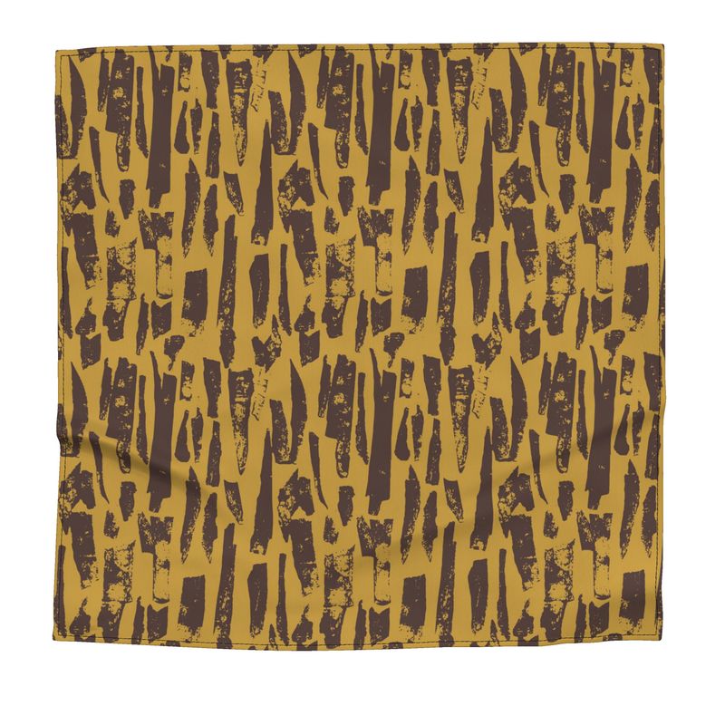 Saumitra Silk Satin Scarf Spice Market Cinnamon